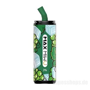 Max Miwu Coke Tin Einweg-e-zigaretten 3600 Hauch   Saftig Grüne Trauben 3%