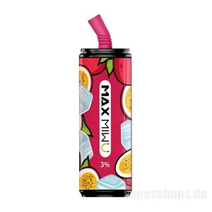 Max Miwu Coke Tin Einweg-e-zigaretten 3600 Hauch   Maracuja Eis