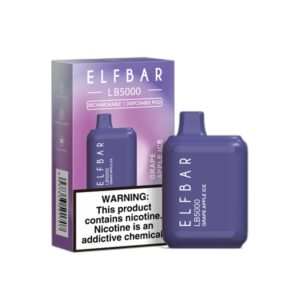 ELF BAR LB5000 Disposable Grape Apple Ice 5000 Züge 650 mAh