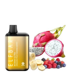 ELF BAR BC5000 Ultra Disposable 5000 Züge Dragon Fruit Banana Berry