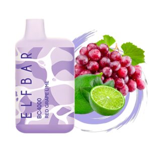 ELF BAR BC4000 Disposable 4000 Züge Red Grape Lime 11,5 ml