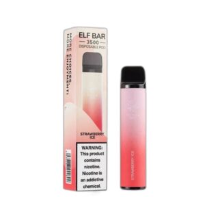ELF BAR 3500 Disposable 3500 Züge Strawberry Ice 10,5 ml