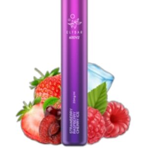 ELF BAR 600V2 Disposable 600 Züge Strawberry Raspberry Berry Ice