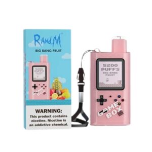 RandM Game Box 5200 Züge Einweg E-zigarette Big Bang Fruit 12ml