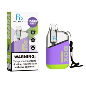 RandM Tornado Box 10000 Züge 20ml Grape Ice Einweg E-zigarette