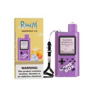 RandM Game Box 5200 Züge Einweg E-zigarette 12ml Grapefruit Ice