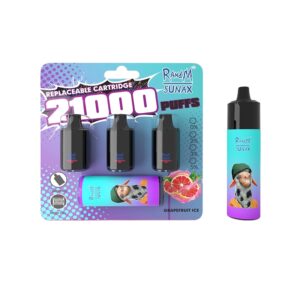RandM Sunax 21000 Züge Grapefruit Ice 14ml*3 Einweg E-zigarette