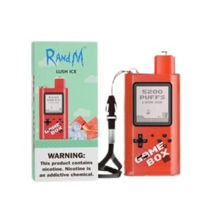 RandM Game Box 5200 Züge Lush Ice Einweg E-zigarette 12ml
