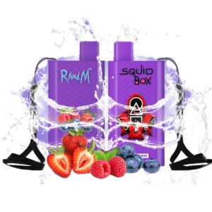 RandM Squid Box 5200 Züge Einweg E-zigarette 12ml Mixed Berries
