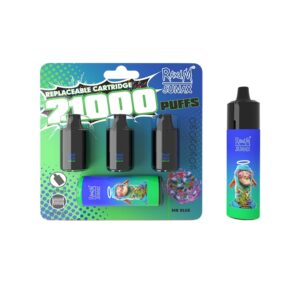 RandM Sunax 21000 Züge 14ml*3 Einweg E-zigarette Mr Blue