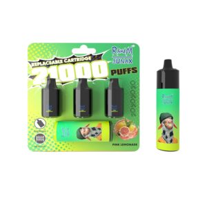 RandM Sunax 21000 Züge Einweg E-zigarette 14ml*3 Pink Lemonade