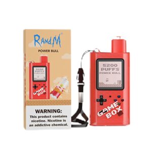 RandM Game Box 5200 Züge 12ml Power Bull Einweg E-zigarette