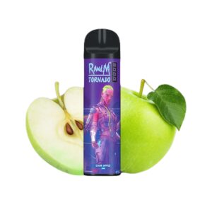 RandM Tornado 8000 Züge Sour Apple 16ml Einweg E-zigarette