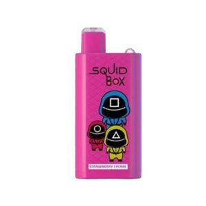 RandM Squid Box 5200 Züge Einweg E-zigarette 12ml Strawberry Lychee