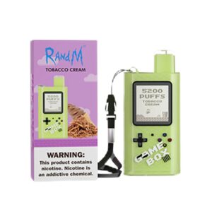 RandM Game Box 5200 Züge 12ml Einweg E-zigarette Tobacco Cream
